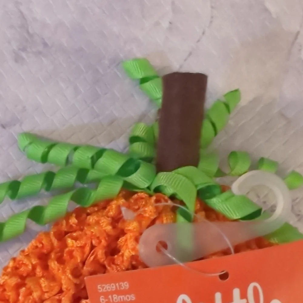 Festive Orange Pumpkin Hat for Kids